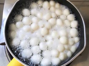 糯米丸子煮熟