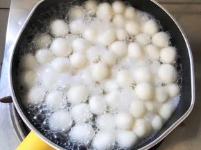 糯米丸子煮熟