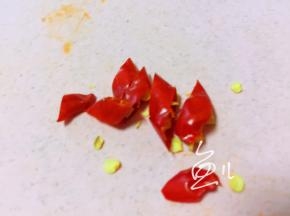 干红辣椒切段