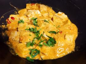 熄火撒香菜碎出锅