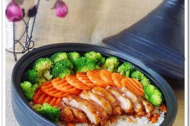 【食谱】美味的新奥尔良煎鸡肉饭，好吃的流口水