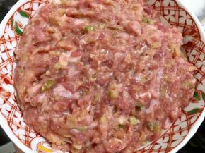 肉馅就调好了