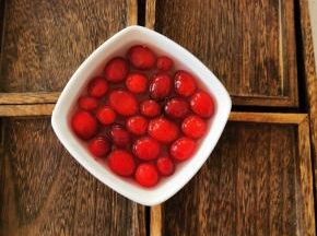 蔓越莓冻果  冲洗解冻