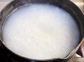 煮好粥底（白粥）