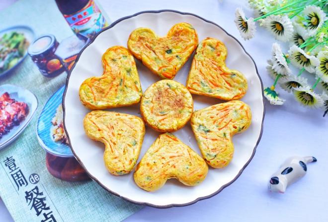 香葱胡萝卜鸡蛋饼