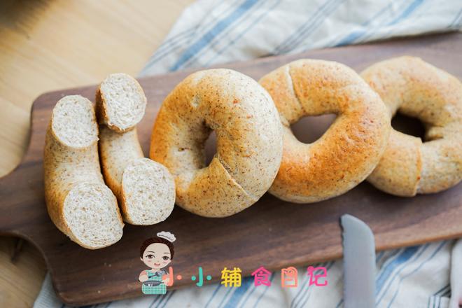 12个月以上肉松黑麦贝果