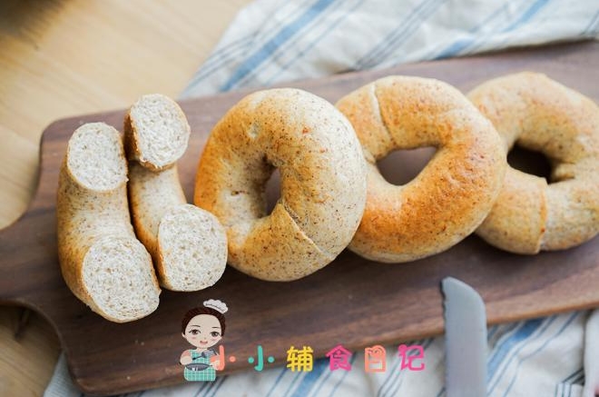 12个月以上肉松黑麦贝果