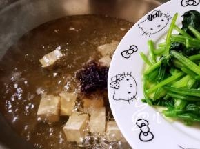 放入菠菜
