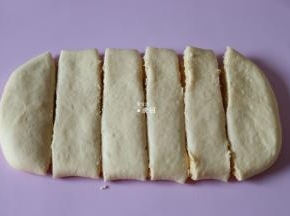 横着切割成6等份；