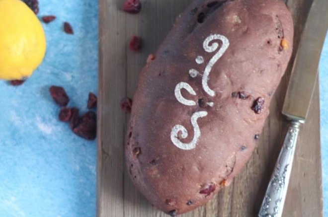 巧克力蔓越莓面包