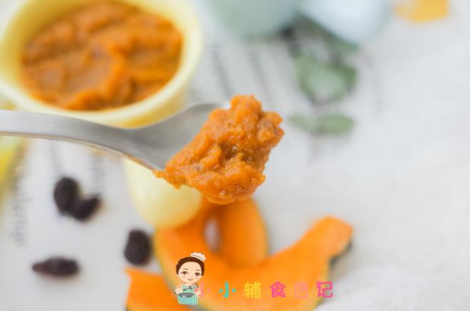 6个月以上辅食香甜葡萄干南瓜泥