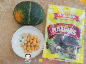 准备好材料，我用的鹰嘴豆是熟的比较方便