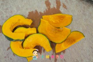南瓜切小块