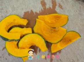 南瓜切小块