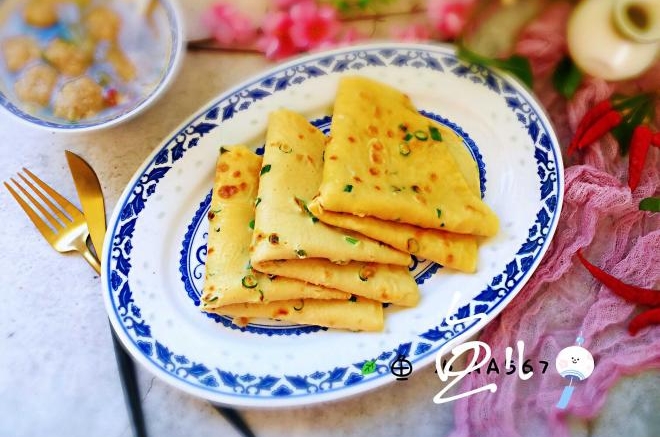 葱香鸡蛋饼