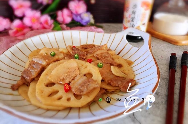 莲藕炒肉片