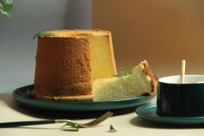 无油淡奶油版中空戚风