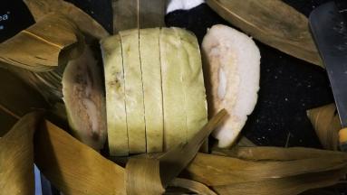 大粽子用力切均匀片