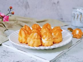 宝宝念叨了好久的泡芙。