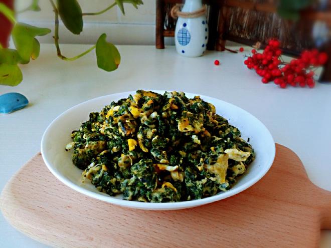 山野之味 | 鲜掉眉毛的荠菜炒鸡蛋