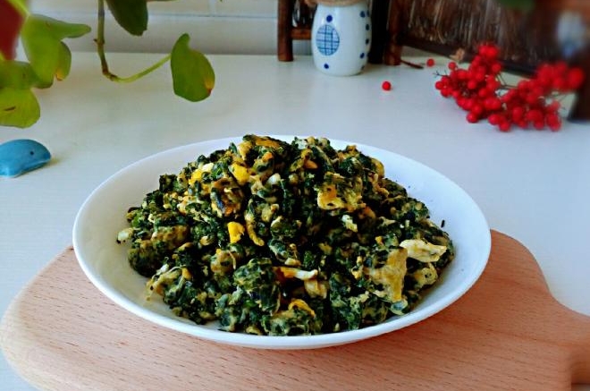 山野之味 | 鲜掉眉毛的荠菜炒鸡蛋