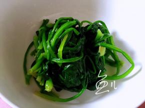 菠菜沥干水分