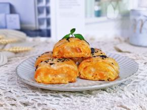 红薯芝士手抓饼卷出炉啦！