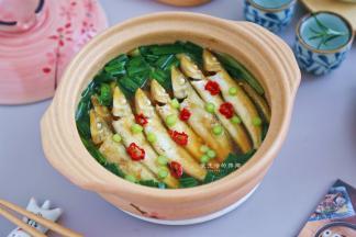 热气腾腾又鲜美细嫩的清煲沙尖鱼就做好了