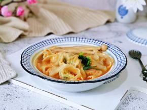 盛出装盘，简单快手早餐。