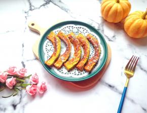 香喷喷的烤南瓜出炉啦！