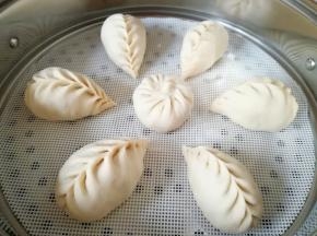 蒸锅内放水，篦子上铺上硅胶垫，放上做好的包子生胚，盖上锅盖二次发酵10分钟左右，凉水上锅，上汽后大火蒸10分钟关火，焖5分钟左右出锅。