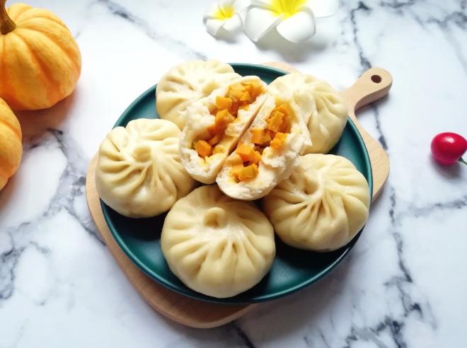 南瓜馅包子