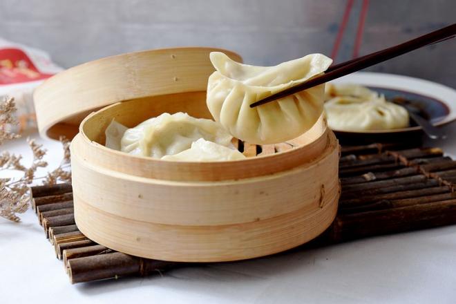 白菜蒸饺