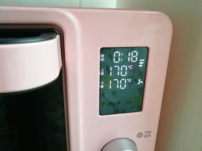 上下管170度烤18分钟。