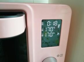 上下管170度烤18分钟。