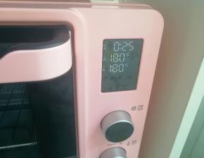 上下管180度烤25分钟。