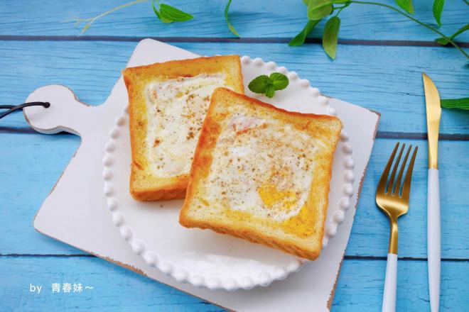 芝士火腿糖心蛋吐司