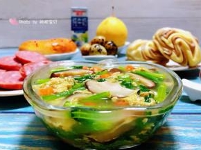 芙蓉时蔬汤制作方便快捷是上班族的首选美味