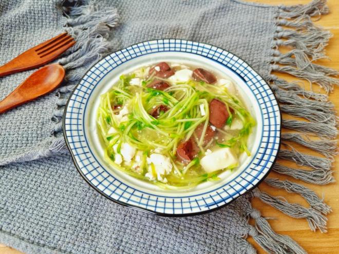 猪血豆腐羹