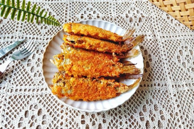 香酥面包糠小梅鱼