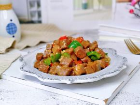 不腥不腻的牛肉粒。