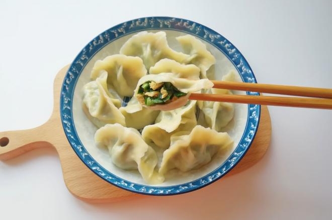 韭菜鸡蛋馅饺子
