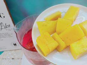 芒果丁【芒果提前切小方块】