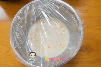 盖上保鲜膜冷藏3小时