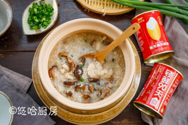 香菇鸡肉粥