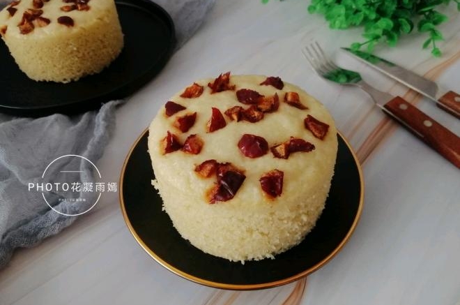 苹果大米发糕