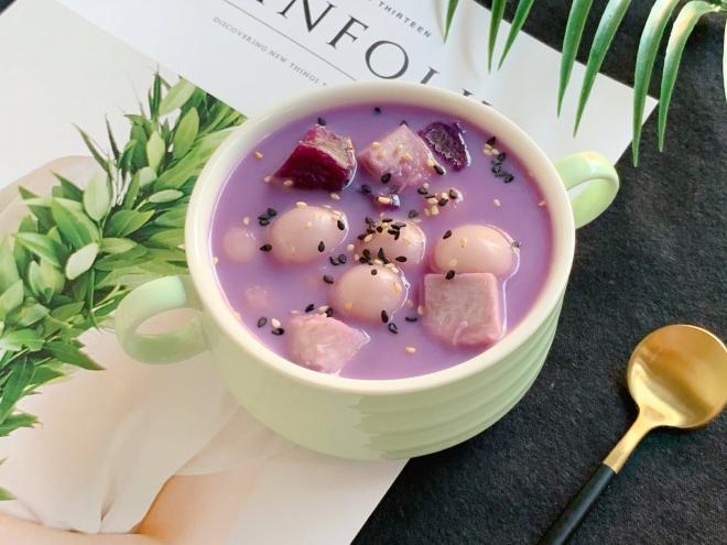 香芋紫薯小汤圆