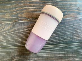 和奶粉、温水，打成奶香味