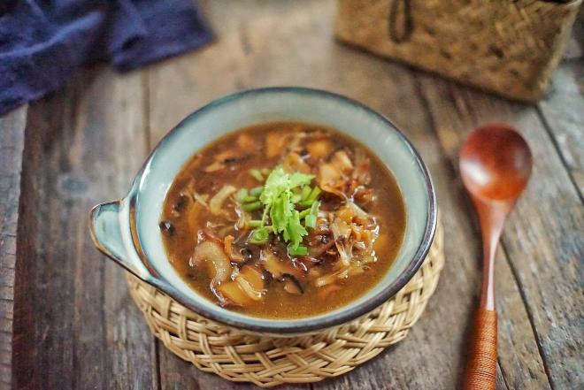 干贝杏鲍菇酱汁