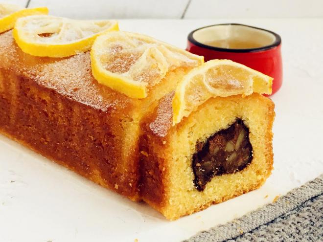柠檬周末夹心磅蛋糕